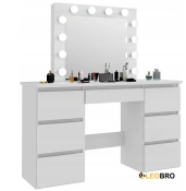 Косметический туалетный столик FUNFIT White LED (3915)