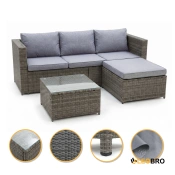 Комплект садових меблів LEOBRO Lounge Set 3-в-1 (LB-1057)
