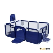 Детский манеж LEOBRO Multisport 120 x 180 см. Синий (LB-1138)