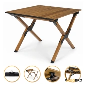 Розкладний туристичний стіл LEOBRO Camp Wood M (LB-1065)