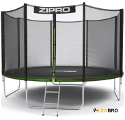 Батут Zipro 374 см с наружной защитной сеткой Jump Pro 12FT OUT