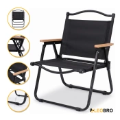 Розкладне туристичне крісло LEOBRO Camp Black M (LB-1072)