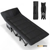 Туристична розкладачка LEOBRO Чорна (HT-169K Black)