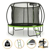 Батут с внутренней защитной сеткой 374 см LEOBRO Premium Pro 12FT GREEN (LB-1101)