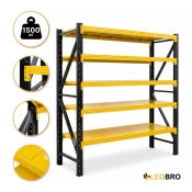 Металлический стеллаж LEOBRO Premium Pro 200 х 200 х 50 см, 300кг/полка, 5 полок (LB-R132)