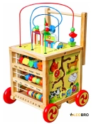 Игровой развивающий бизикуб на колесах FUNFIT KIDS (3887)
