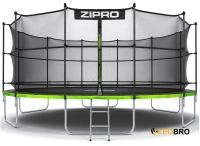 Батут Zipro 496 см із внутрішньою захисною сіткою Jump Pro 16FT IN