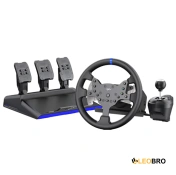 Руль с педалями и коробкой передач PXN V99 для PS4, PS3, Xbox Series, Xbox X/S, PC