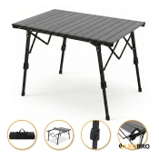 Раскладной туристический стол LEOBRO Pro Camp Black Alu (LB-1064)