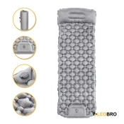 Надувной походный коврик матрас LEOBRO Air Mat 190 x 60 см Grey (LB-1094) Надувной походный коврик матрас LEOBRO Air Mat 190 x 60 см Grey (LB-1094)