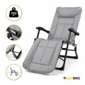 Раскладное кресло кровать со встроенным матрасом LEOBRO Grey (LB-FCB-G3-GRY)