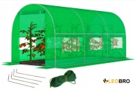 Садовая теплица с окнами FunFit Garden 7m2 = 350*200*200 (Зеленая) (1481)
