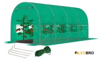 Садовая теплица с окнами FunFit Garden 9m2 = 450*200*200 (Зеленая) (1558)