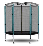 Посилений батут Neo-Sport 140 см із зовнішньою сіткою PREMIUM (NS-04Z230F)