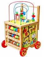 Ігровий розвиваючий бізикуб на колесах FUNFIT KIDS (3887)