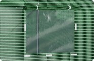Садова теплиця з вікнами Plonos 7m2 Зелена = 200х350х200 см (4914-A)