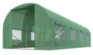 Садова теплиця з вікнами Plonos 10m2 Зелена = 250х400х200 см (4916)