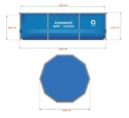 Басейн каркасний Avenli 450х122см 18в1 (691)