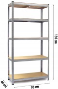 Стелаж Humberg 180 x 90 x 40 см (HR-846)