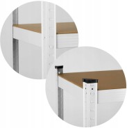 Стелаж Humberg White 150 х 75 х 30 см (HR-841)