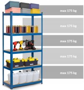 Стелаж Humberg Blue 180 х 90 х 30 см (HR-845)