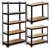 Стелаж FunFit 150 х 75 х 30 см Black (3780)
