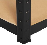 Стелаж FunFit 150 х 75 х 30 см Black (3780)