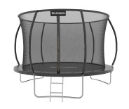 Батут із внутрішньою захисною сіткою 252 см LEOBRO Premium Pro 8FT BLACK