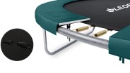 Батут із внутрішньою захисною сіткою 252 см LEOBRO Premium Pro 8FT GREEN