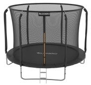 Батут із внутрішньою захисною сіткою 252 см LEOBRO Premium 8FT BLACK