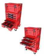 Набір ящиків для інструментів Qbrick System PRO Drawer Workshop Set 4 2.0 RED (5901238258360)