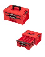 Набір ящиків для інструментів Qbrick System PRO Drawer Workshop Set 4 2.0 RED (5901238258360)