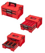 Набір інструментів для ящиків Qbrick System PRO Drawer Workshop Set 3 2.0 RED (5901238258353)