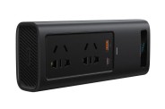 Автомобільний інвертор Baseus 150W (220V CN/EU) Чорний (CRNBQ-A01)