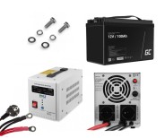 Гібридний ДБЖ/інвертор Volt Polska SINUS PRO 800E + Акумулятор Green Cell AGM VRLA 100Ah 12V