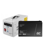 Гібридний ДБЖ/інвертор Volt Polska SINUS PRO 1000E + Акумулятор Green Cell AGM VRLA 100Ah 12V
