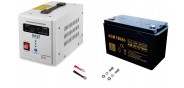 Гібридний ДБЖ/інвертор Volt Polska SINUS PRO 800E + Акумулятор AGM Volt 12V 100Ah