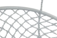 Гойдалка гніздо зі спинкою 80 см плетена TOGO Grey (5902340317334)