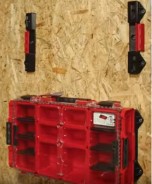 Настінні фіксатори 2шт. для ящиків Qbrick System ONE Connect Adapters (5901238257004)