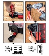 Настінні фіксатори 2шт. для ящиків Qbrick System ONE Connect Adapters (5901238257004)