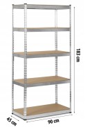Універсальний стелаж Humberg 183 x 90 x 45 см HR-700 (570000)