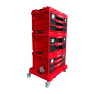 Комплект інструментальних ящиків Qbrick System ONE Drawer Workshop Set 1 red 2.0