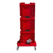 Комплект інструментальних ящиків Qbrick System ONE Drawer Workshop Set 1 red 2.0