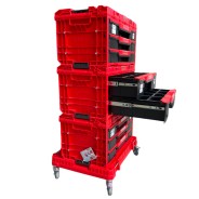 Комплект інструментальних ящиків Qbrick System ONE Drawer Workshop Set 1 red 2.0