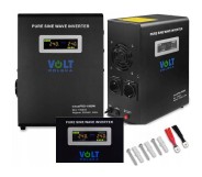Комплект Volt Polska SINUS PRO 1000 W 12/230V 700/1000W + Акумулятор VOLT AGM VRLA 100Ah 12V
