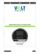 Сонячний інвертор Volt Polska ULTRA-HV 6000 24/230V (3000/6000W) + 80A MPPT (450V) (3SSHV30024)