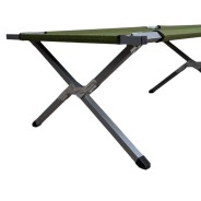 Армійська похідна розкладачка LEOBRO до 120кг Зелена (HT-168A4 Armygreen)