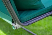 Велика гойдалка з подушками LEOBRO Luxury Green