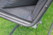 Велика гойдалка з подушками LEOBRO Luxury Grey