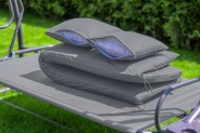 Велика гойдалка з подушками LEOBRO Luxury Grey